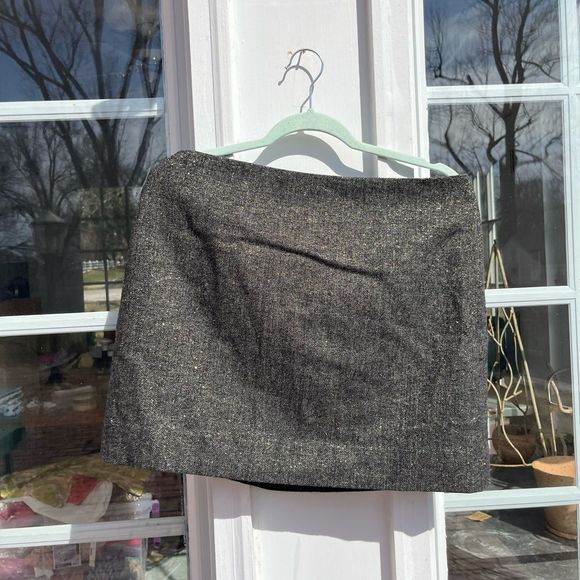 J Crew Glitter Flecked Wool Skirt NWT - Picture 2 of 6